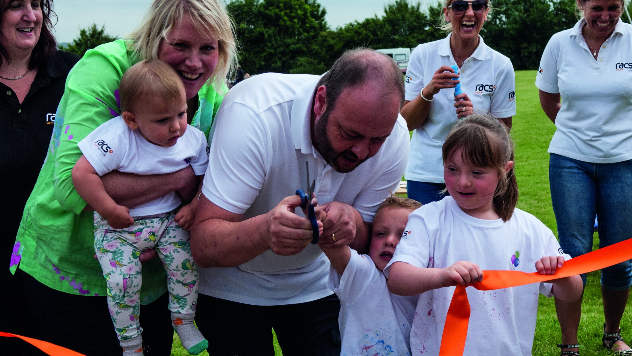 Community ribbon cutting event