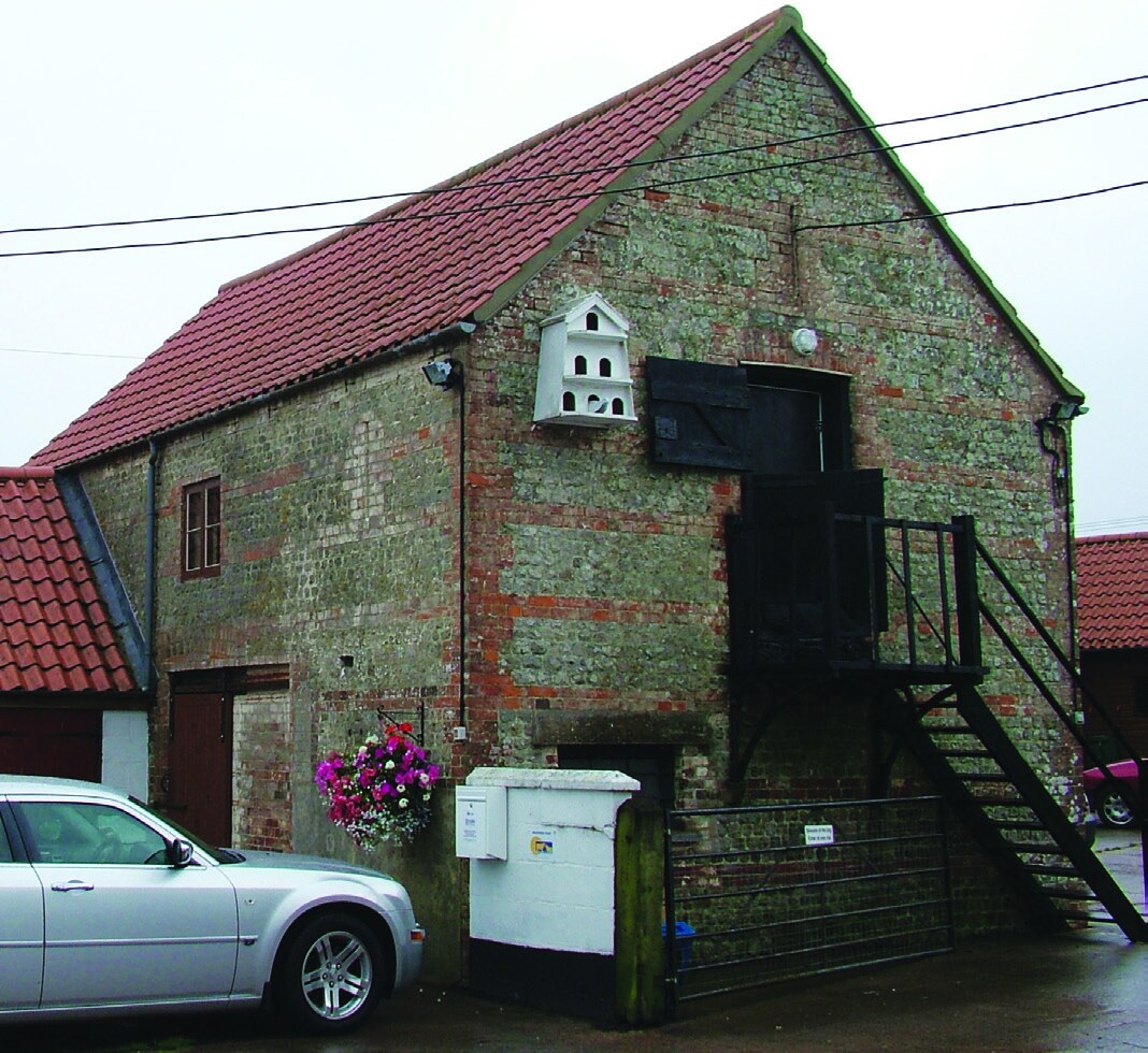 The early barn office used by the business
