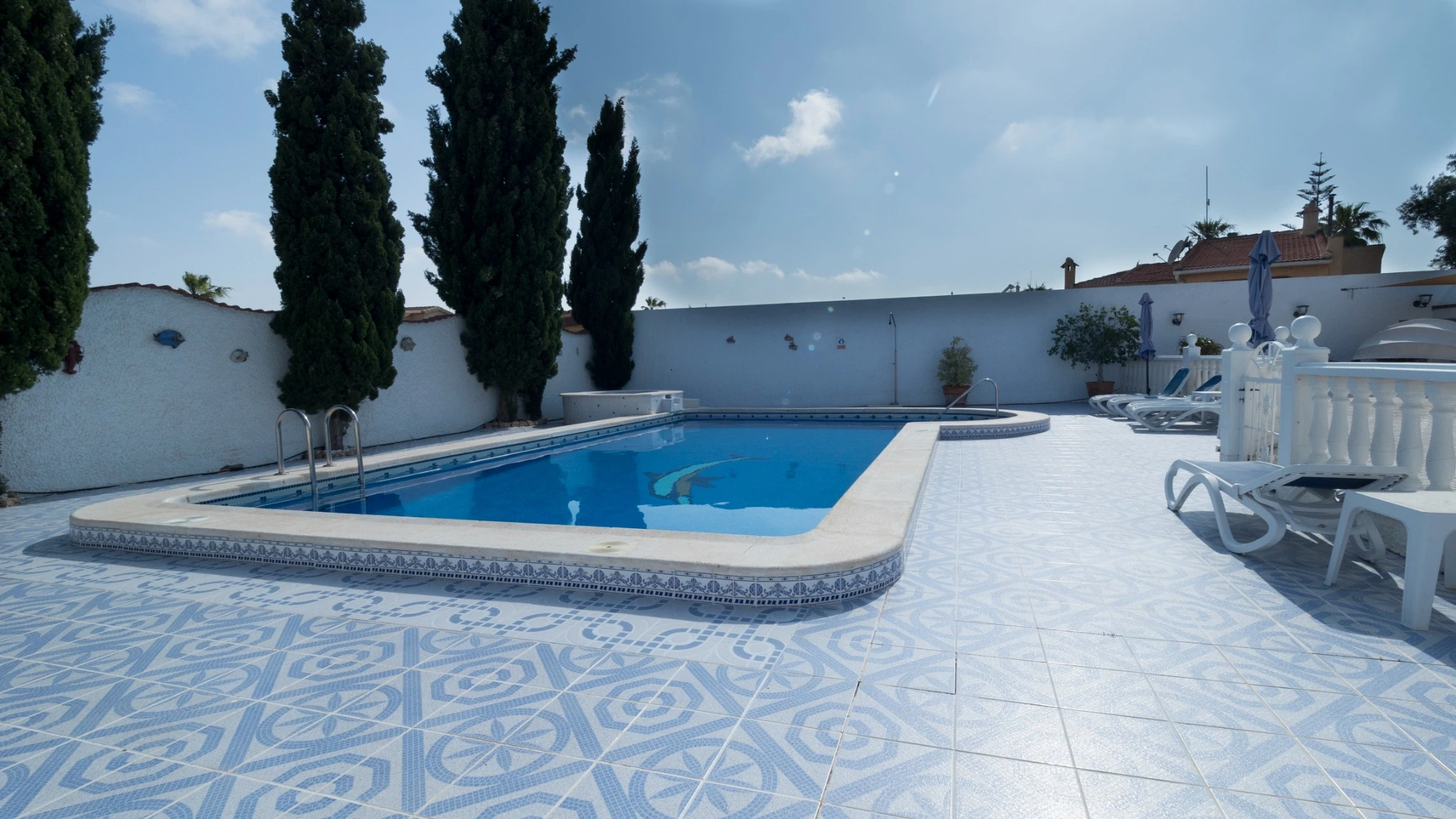 Private pool and terrace
