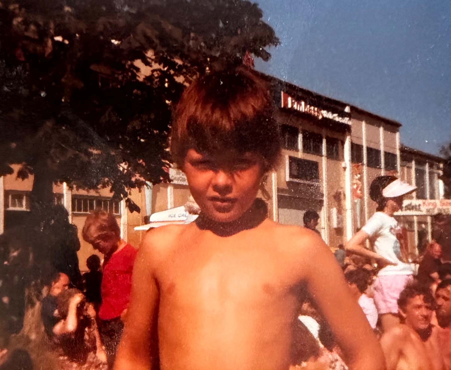 Terence Hillier in childhood