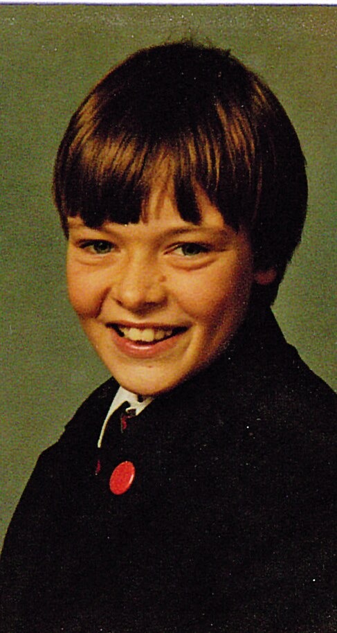 School portrait of Terence Hillier
