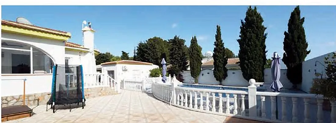 Terrace and balustrade